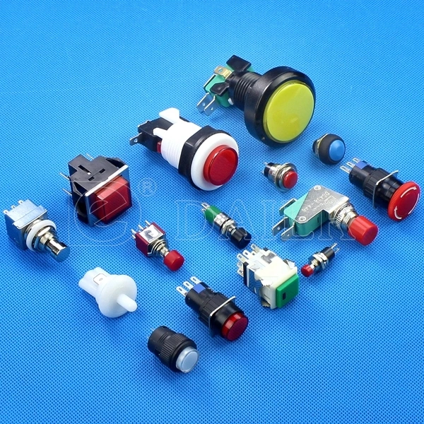 24mm Big Dome Micro LED Game Machine Push Button Switch