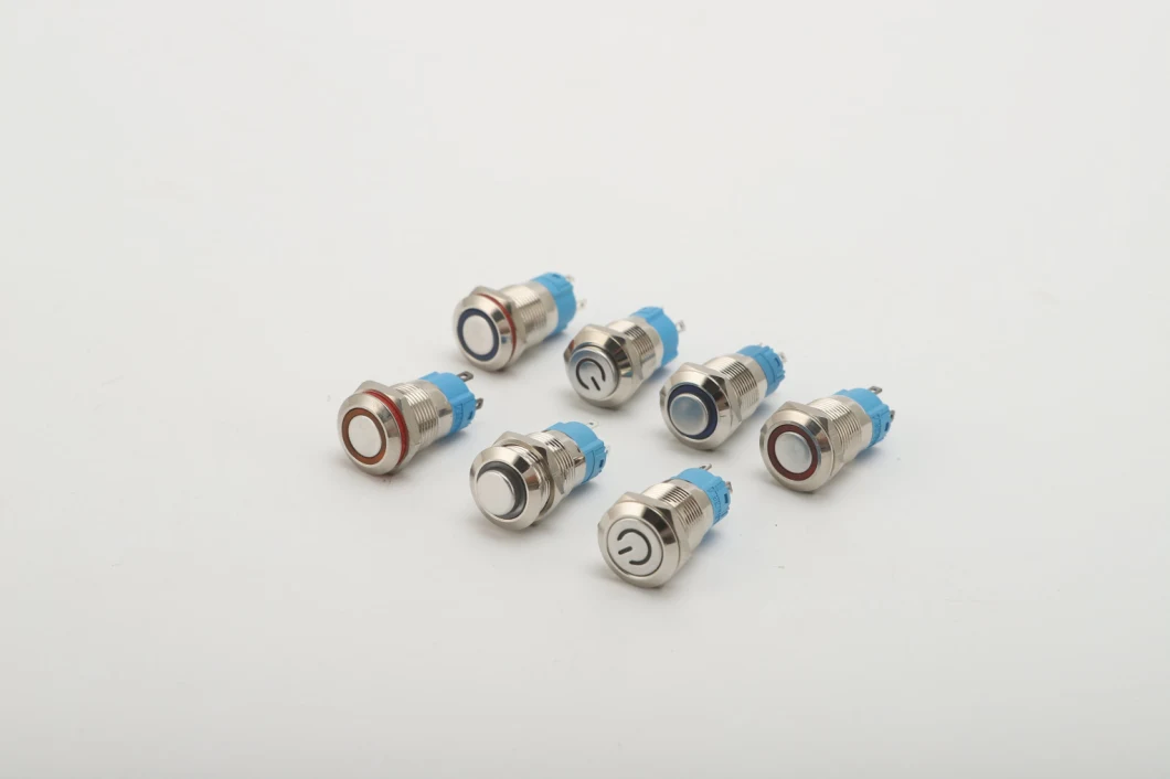 10mm Small Self Lock/Self-Reset Miniature Electrical Push Button Switch Manufacturers