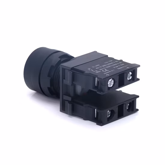 La165-B8-11cxs trois positions 1no1nc verrouillage automatique grand interrupteur à bouton-poussoir en plastique