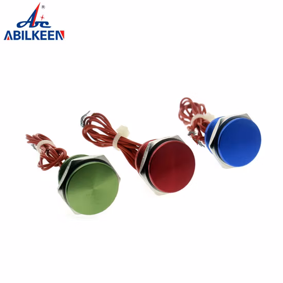 12V couleur rouge plat rond tête anneau Illumine bouton puissance LED 1no1nc 16mm interrupteur
