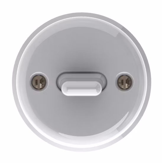 70 * 63mm Porcelaine Vintage Surface Mounted Rotary Light Wall Switch pour appareils ménagers fabriqués en Chine